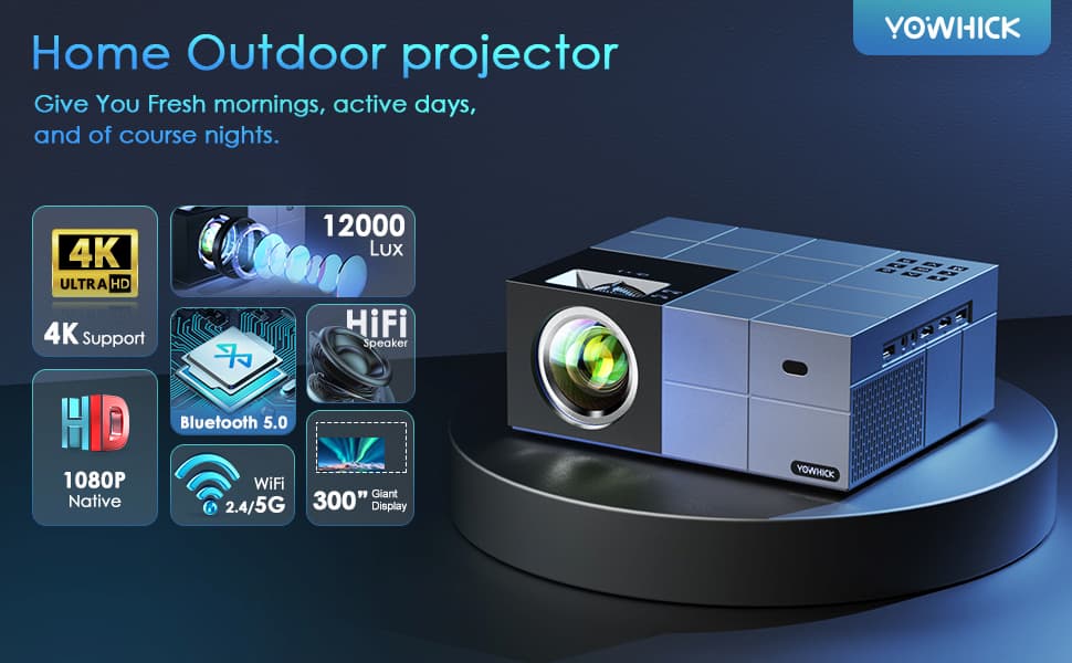 Yowhick Outdoor Movie Projector Review